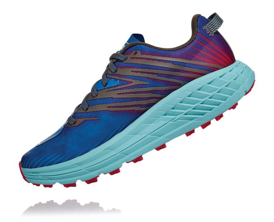 Hoka One One Trailove Tenisky Damske Modre - Speedgoat 4 - 61742-REBT